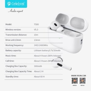 Celebrat T500 ANC Airpods Pro 2