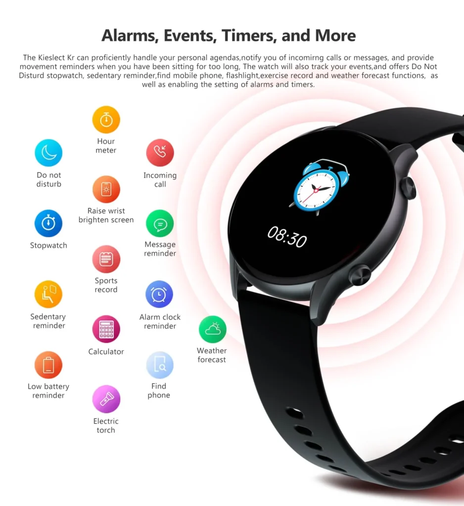 Kieslect KR Calling Smart Watch Black