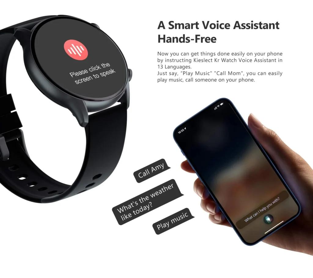 Kieslect KR Calling Smart Watch Black