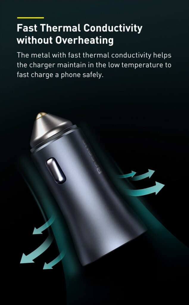Baseus 40W Golden Contactor Pro Dual Car Charger + Data Cable mymemorylk.com