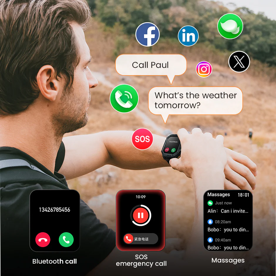 Haylou Iron N1 Military Grade Callling Smartwatch mymemorylk.com 2 23sss