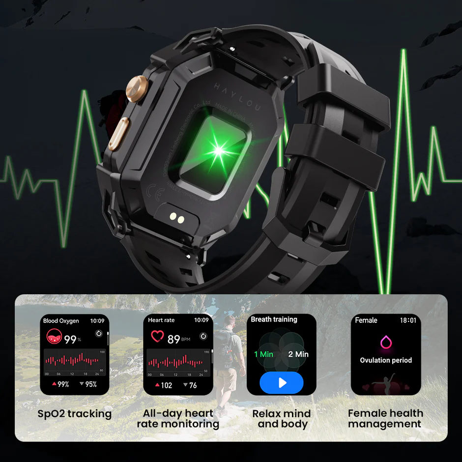 Haylou Iron N1 Military Grade Callling Smartwatch mymemorylk.com 2 23sss