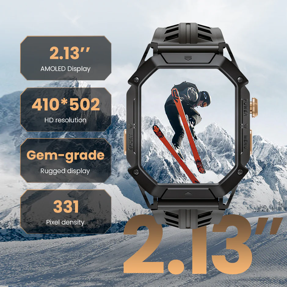 Haylou Iron N1 Military Grade Callling Smartwatch mymemorylk.com 2 23sss