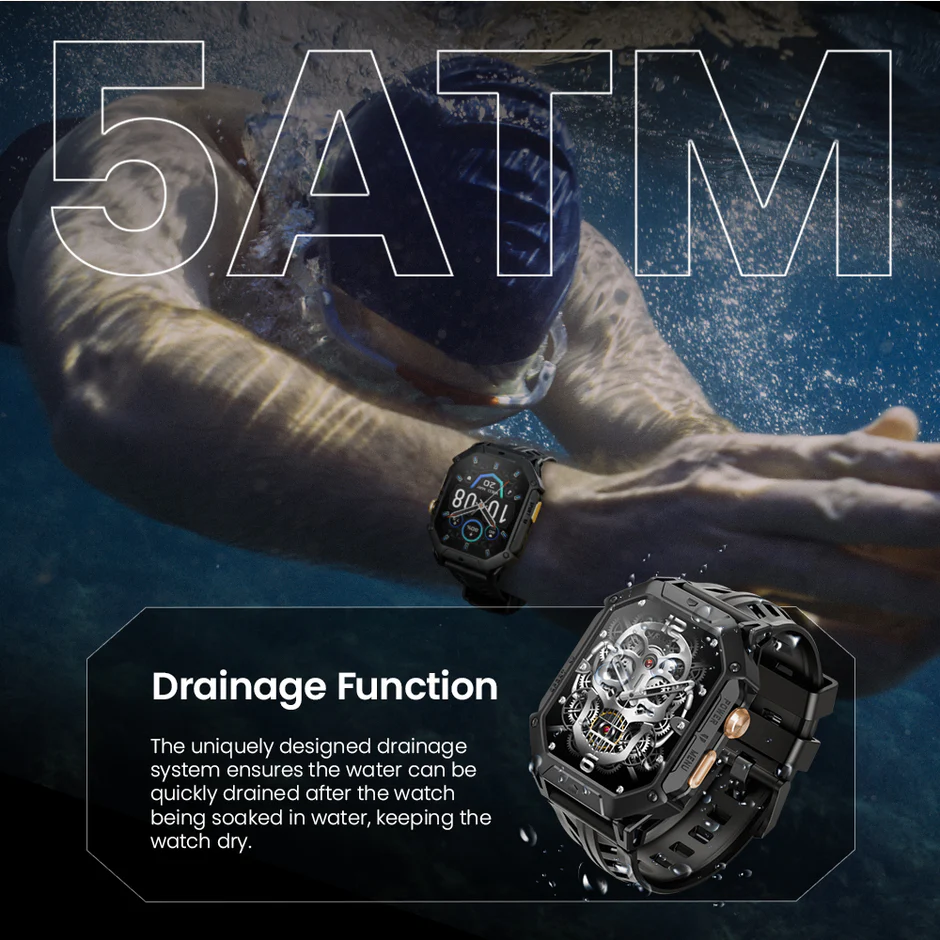Haylou Iron N1 Military Grade Callling Smartwatch mymemorylk.com 2 23sss