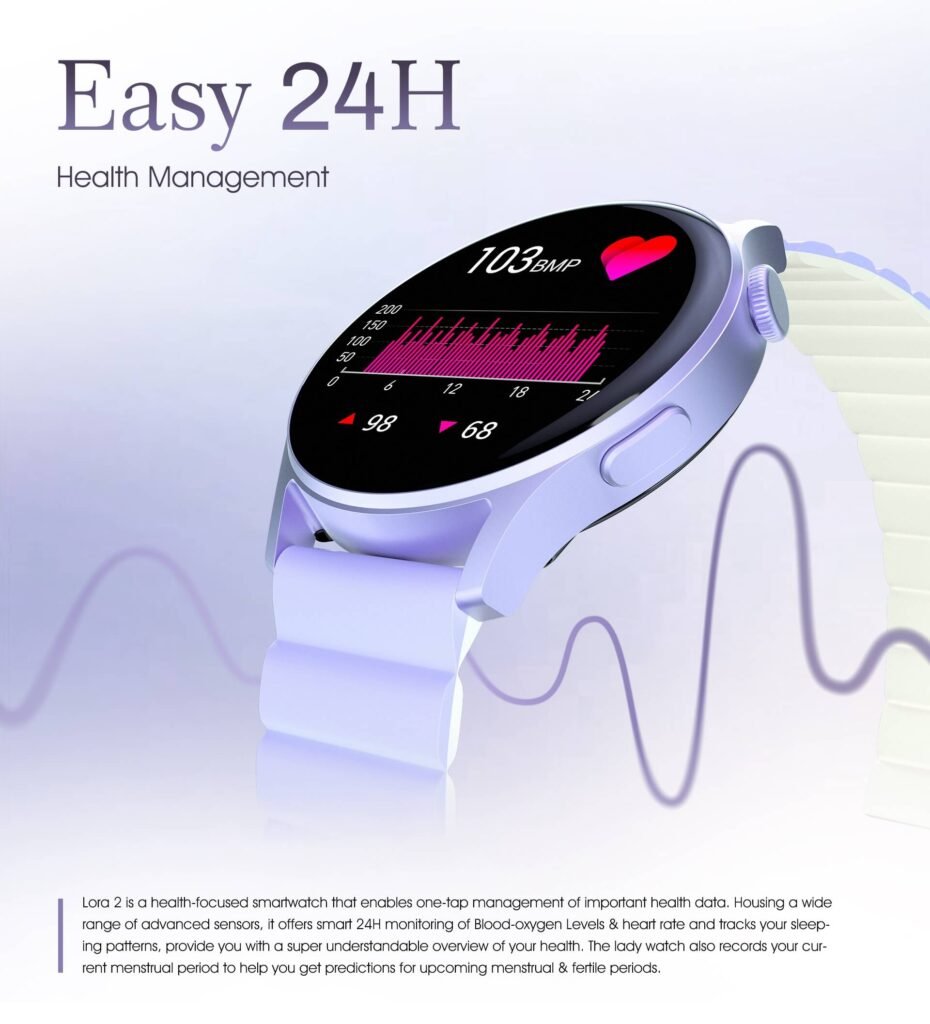 Kieslect Lady Watch Lora 2 AMOLED Calling Smart Watch mymemorylk.com