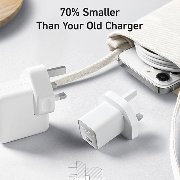 Anker 511 Charger (Nano 3 30W) 3 Pin Adapter