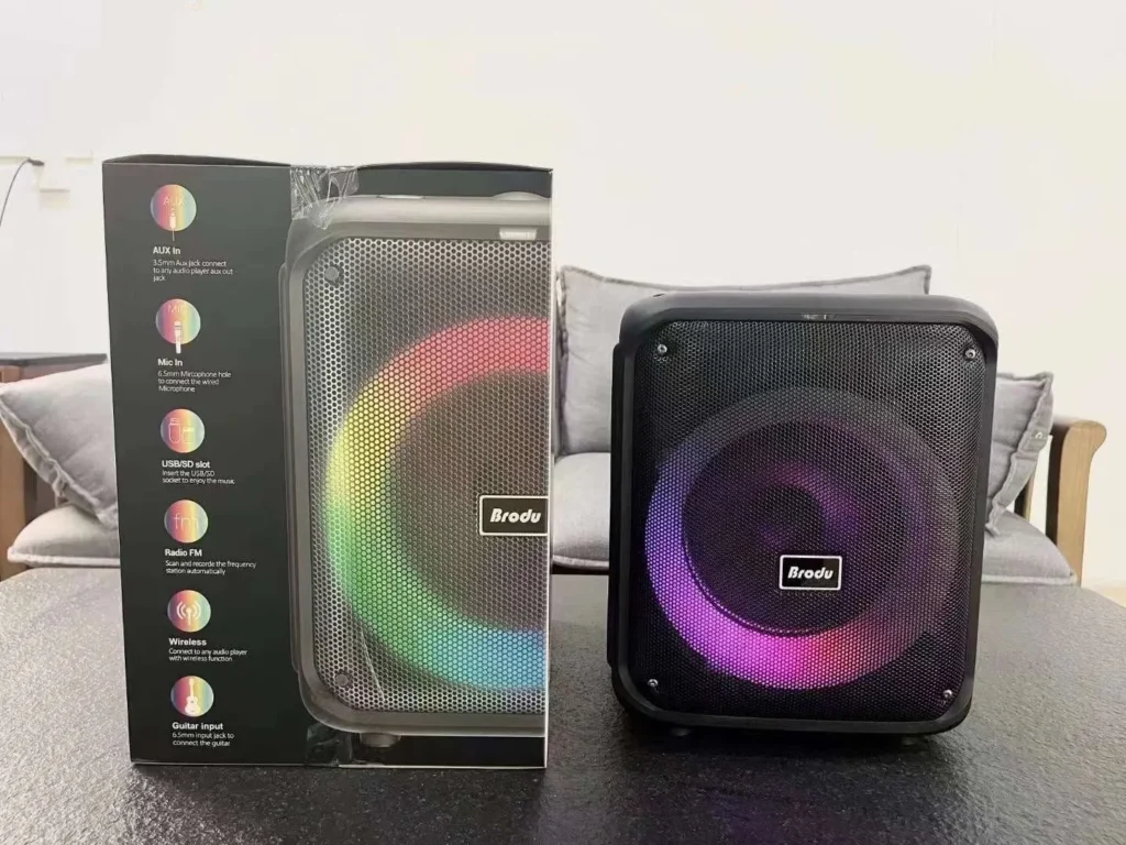 BRODU BTS-1739 Bluetooth Karaoke Speaker