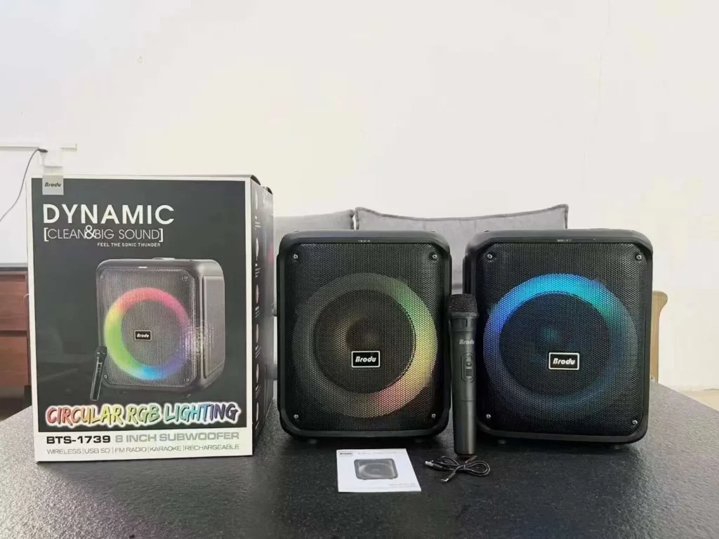 BRODU BTS-1739 Bluetooth Karaoke Speaker