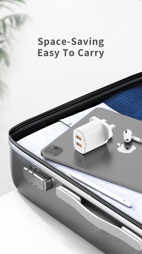 Recci RC53UL 2.1A Travel Charger And Lightning Cable