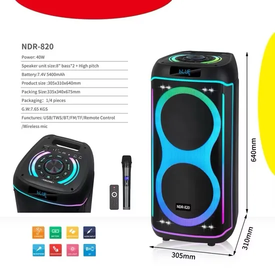 Ndr 820 Bluetooth Party Box