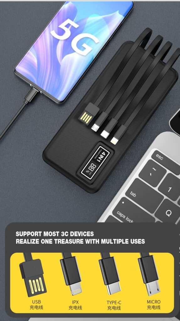 ASPOR A301 20000mAh 4 in 1 Power Bank