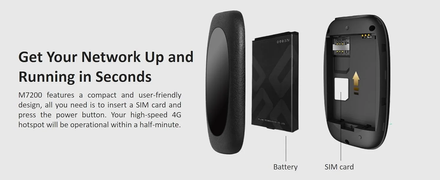 TP-Link M7200 4G LTE Mobile Wi-Fi Router