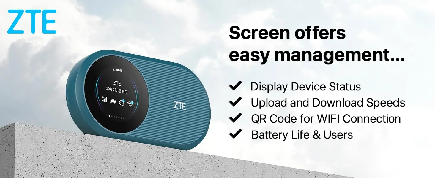 ZTE U10S Pro Wireless Mobile Wi-Fi Router