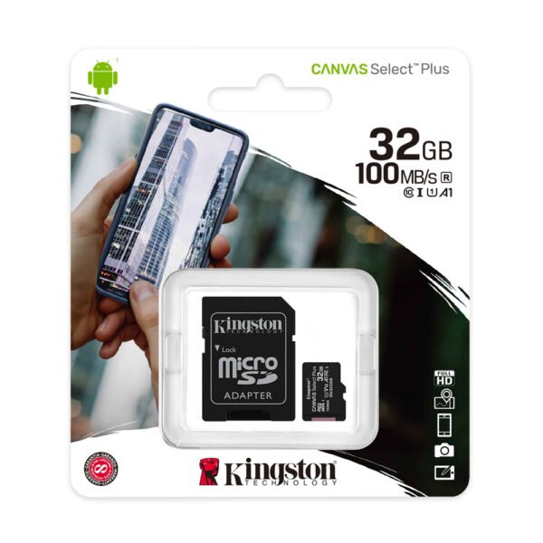 Kingston 32GB Class 10 Genuine MicroSD Memory Card