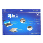 4 in 1 Transparent Laptop Skin Pack