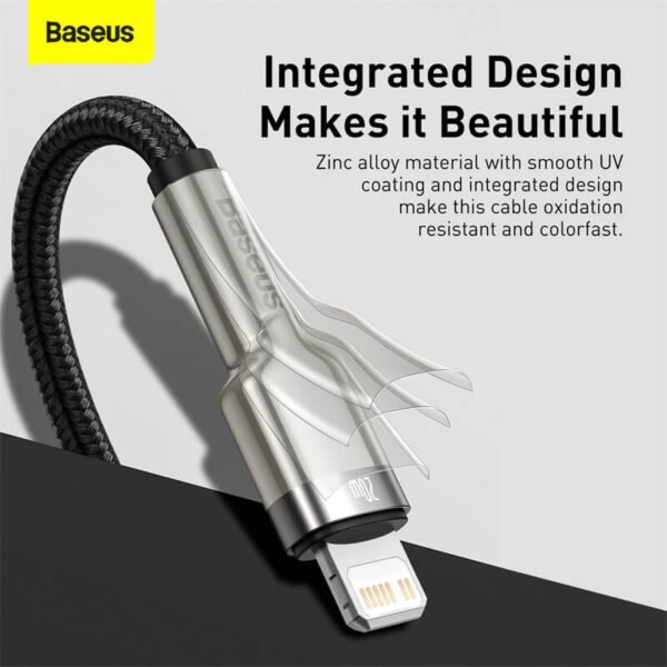 Baseus Cafule Series 1M PD 20W Metal Data Cable Type-C to iP