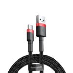 Baseus Cafule Cable 1M USB to Type-C Nylon Data Cable (CATKLF-B91)