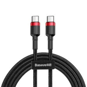 Baseus Cafule Cable 1M USB-C to Type-C PD 2.0 60W Nylon Data Cable (CATKLF-G91)