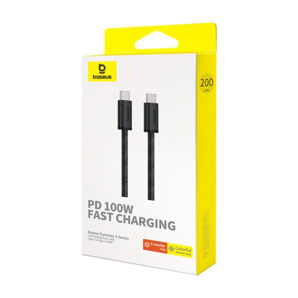 Baseus Dynamic 3 Series 100W Fast Charging Type-C to Type-C Cable mymemorylk.com