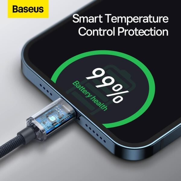 Baseus Crystal Shine Series 20W 2M Type-C to Lightning Fast Charging Data Cable