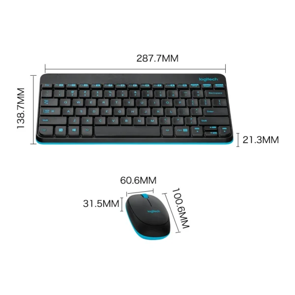 Logitech MK245 Nano Wireless Keyboard & Mouse Combo mymemorylk.com