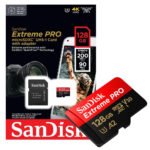 SanDisk Extreme PRO MicroSDXC 128GB UHS-I 200MB/s Memory Card with Adapter