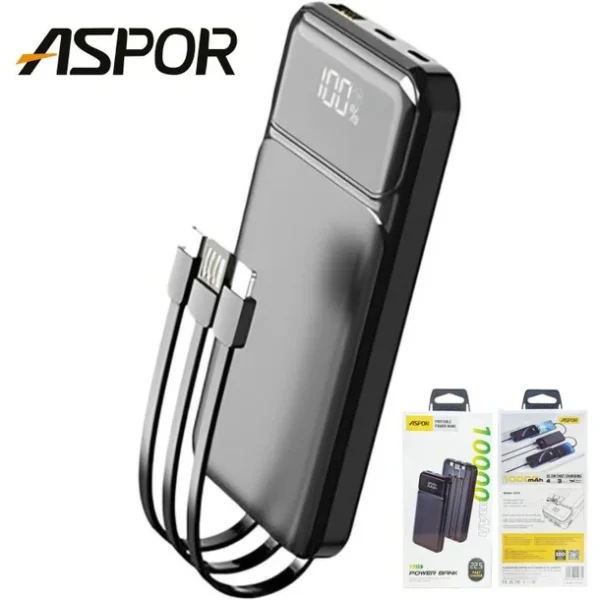 Aspor A315 22.5W 10000mAh Power bank mymemorylk.com 45