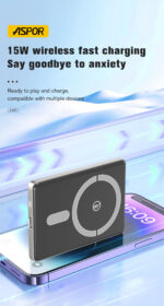 Aspor A382 10000mAh Wireless Magnetic Power Bank - Image 4