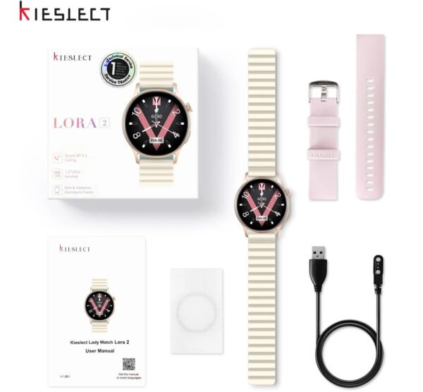 Kieslect Lady Watch Lora 2 AMOLED Calling Smart Watch