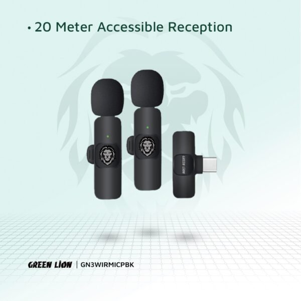 Green Lion 3 in 1 Wireless Microphone mymemorylk.com