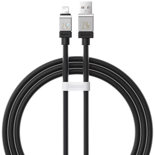 Baseus Coolplay USB-A to Lightning Cable 1m Black – CAKW000401