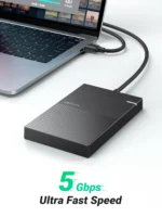 UGREEN CM471 2.5 INCH SATA HDD SSD 5GBPS HARD DRIVE ENCLOSURE (WITH USB 3.0 INBUILT CABLE)