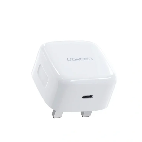 UGREEN CD137 20W TYPE-C PD FAST CHARGER UK (WHITE)