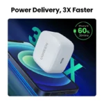 UGREEN CD137 20W TYPE-C PD FAST CHARGER UK (WHITE)