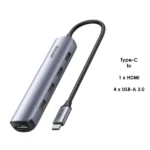 UGREEN CM417 5 IN 1 TYPE C TO HDMI+4*USB 3.0 A HUB