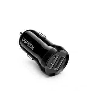 UGREEN ED018 24W DUAL USB CAR CHARGER (DUAL USB-A CAR CHARGER)