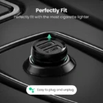 UGREEN ED018 24W DUAL USB CAR CHARGER (DUAL USB-A CAR CHARGER)