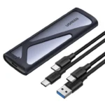 UGREEN CM400 TYPE-C TO M.2 NGFF 6GB ENCLOSURE USB TO TYPE-C CABLE 50CM