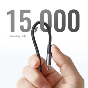 UGREEN US304 Type-C to Lightning MFI Certified Aluminum Shell Braided Cable 1 Meter (BLACK)