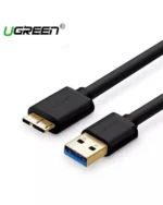 Ugreen Us130 Usb 3.0 A Male To Micro Usb 3.0 Male Cable 0.5M (Black)
