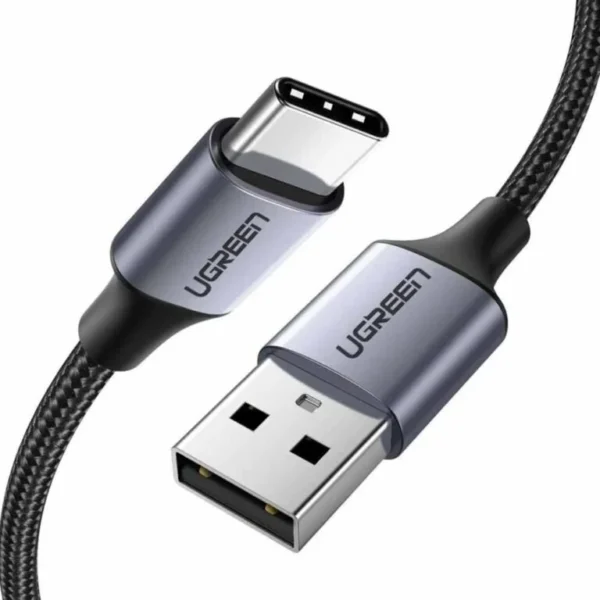 Ugreen Us288 Usb to Type-C Fast Charging 3A Max Cable 1 Meter Black