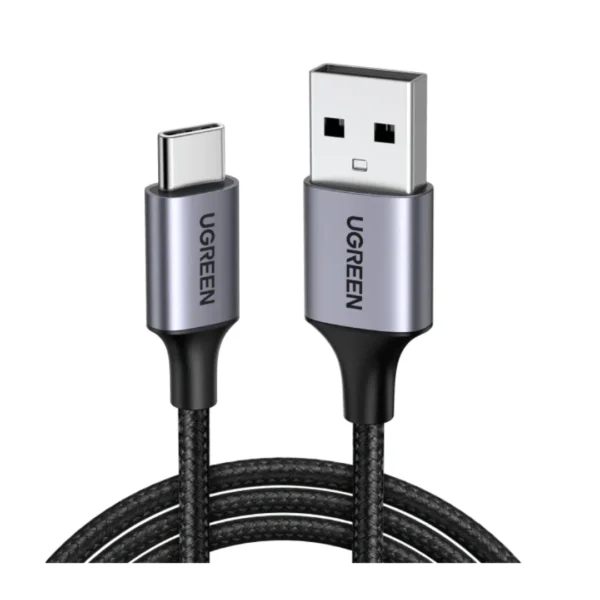 Ugreen Us288 Usb to Type-C Fast Charging 3A Max Cable 1 Meter Black