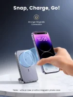 UGREEN PB206 10000mAh 22.5W Kickstand Magnetic Wireless Power Bank