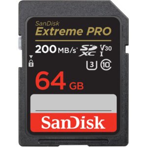 Sandisk Extreme Pro Sdxc 64Gb 200 Mb/s