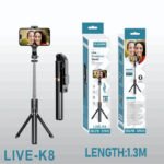 PLOKAMA Live-K8 Selfie Stick Wireless Tripod mymemorylk (1)
