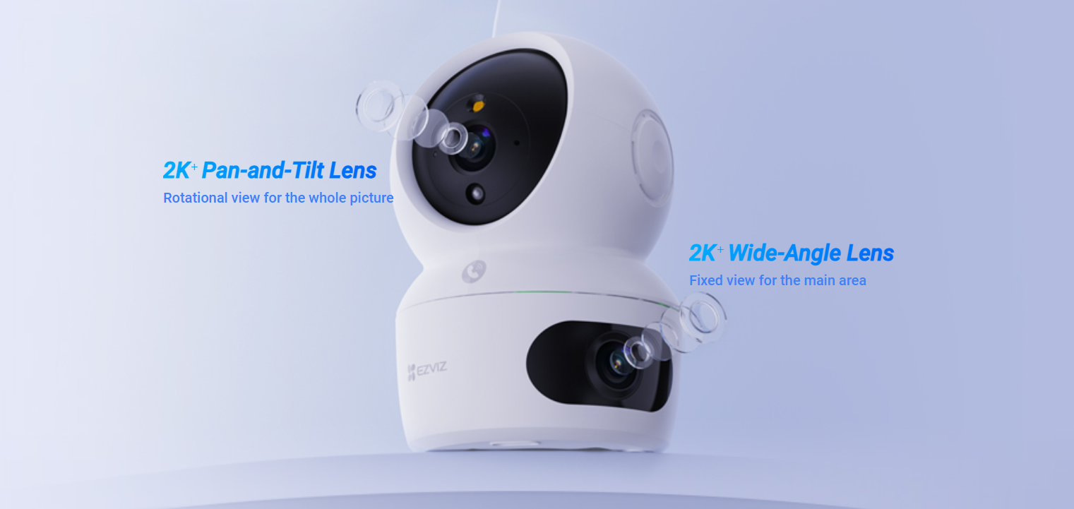 EZVIZ H7C Dual 2K+ - Dual-Lens Pan & Tilt Wi-Fi Camera