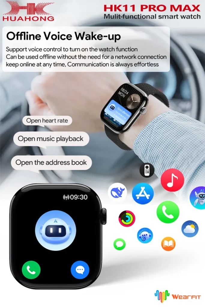 HK11 Pro Max AMOLED Smart Watch