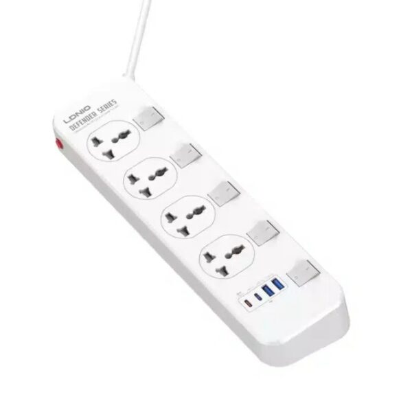 LDNIO SC6 3 Power Socket 3250W 2 USB + 2 PD Extension Power Cord mymemorylk.com
