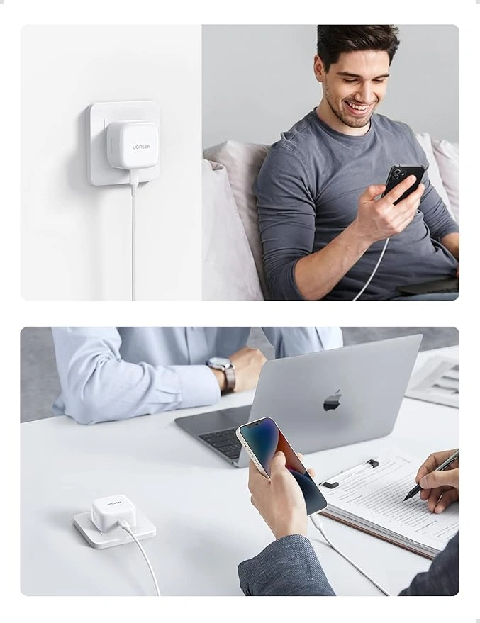 UGREEN 20W Type-C PD Fast Charger With Type-C to Lightning 1M Cable MYMEMORYLK.COM