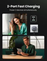 UGREEN 45W NexodeGaN Dual Type-C PD Fast Charging Adapter – CD294 mymemorylk.com